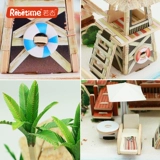 Трехмерная головоломка, деревянный конструктор, хижина для детей и взрослых, в 3d формате, домик своими руками, подарок на день рождения, креативный подарок