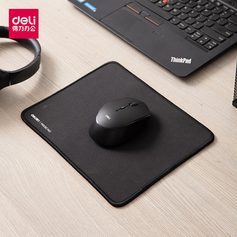 Deli mouse pad resin rubber non-slip comfortable wrist guard home large game student mouse pad resin