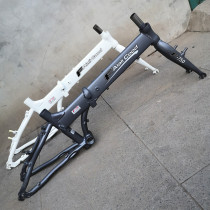 20 inch aluminum alloy folding bicycle rack front fork 406 transmission frame blank frame v brake paint frame