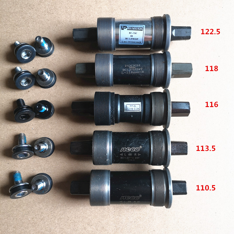 VP Seal Bearing Middle Shaft Mountain Bike Folding Car Highway Bike Square Hole Middle Shaft Waterproof Screw Model all-Taobao