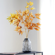 Wind Chanting Autumn Day Maple Leaf Cream Leaf Chinese Emulation Plant Living-room Home Decoration Flower Furnishing Soft Fitting Flower Arrangement Suit