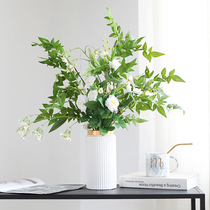 Wind Reciting Original Bouquet Xi Xia Emulation Floral Emulation Leaf Suit Pendulum decoration Handout soft dress floral art