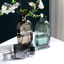 Wind reciting a slight intoxicating handmade vase light and luxuriant Nordic glass vase-like inter-plate floral floral home soft-fit