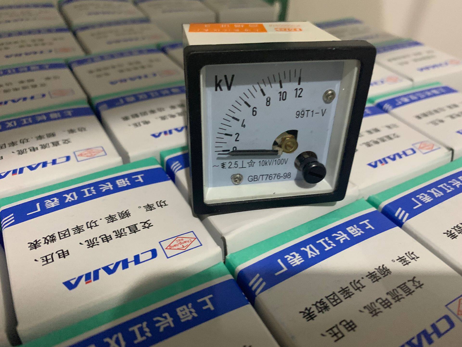 Yangtze River meter finger needle AC pressure gauge 99T1-V 10KV 100V 6KV 100V 12KV