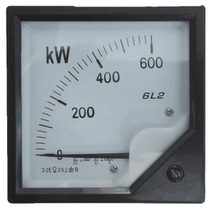 Yangtze River instrument 6L2-KW MW pointer type three-phase AC power meter kilowatt meter default voltage 380V