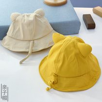 Spring new children fishermans hat baby sun hat cute basin hat boy and girl hat summer parent-child sun hat