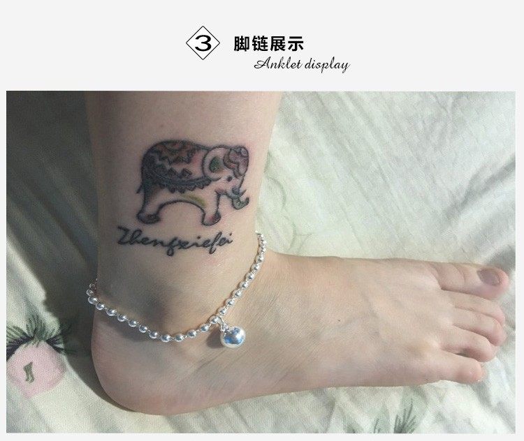 Bracelet de cheville Femme en Argenterie - Ref 3101502 Image 16