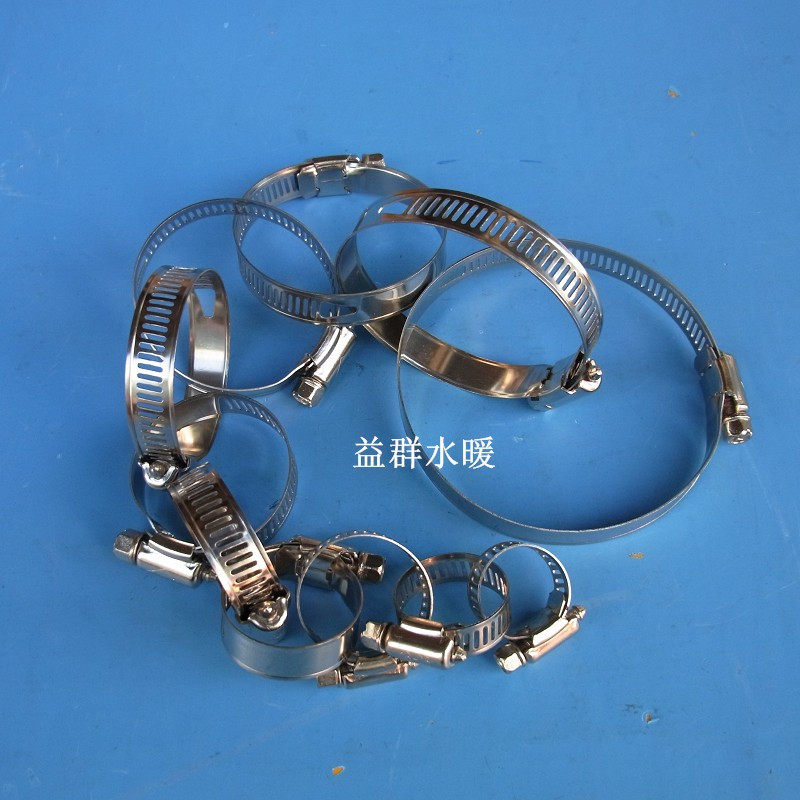 Stainless steel throat hoop hoop hoop throat code tube card fastener (6-12mm -- 40-64mm)