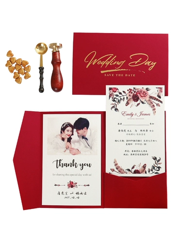 Европейский стиль 2022 Творческие свадебные приглашения Свадебные свадебные приглашения индивидуальные свежие приглашение на приглашение на приглашение