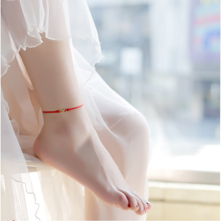Bracelet de cheville Femme LUCKYLINE en Argenterie - Ref 3104388 Image 7