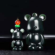 And Tian Yuxiong jade pendant real products Xinjiang Qingyu mens jade pendant pendant solid engraved jade jewelry pendant