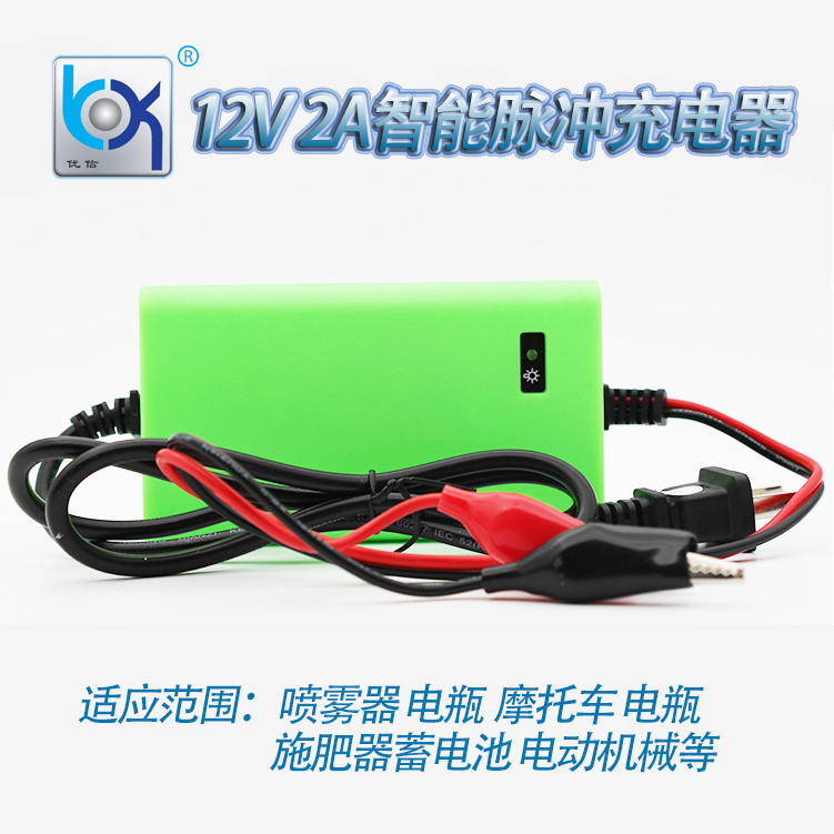 12V battery charger 12 V accumulator 12V2A locomotive General intelligent pulse repair machine for home