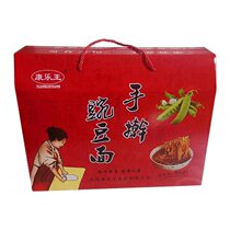 Shanxi Linxian specialty Kangle Wang hand rolled bean noodles noodles mixed grain noodles Broad heart hot pot instant noodles 150g*8 bags