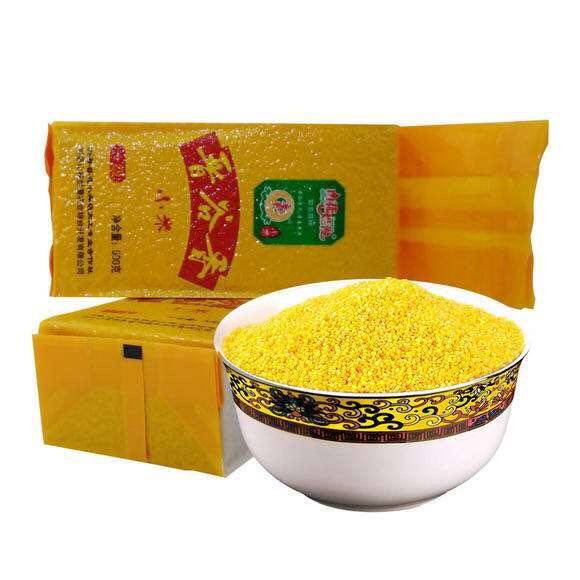 Yellow Millet New Millet High Zinc Low Fat Edible Rice Rice Congee Moon Rice Baby Rice Mountain West Special 5 Valley Cereals Rice-Taobao