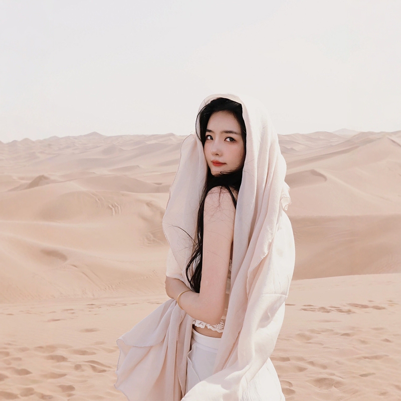 Northwestern Egypt Seaside Travel Cotton and Linen Scarf for Women, Desert Photography Beach Silk Scarf, Sun Protection Headscarf, Shawl Northwestern Egypt Seaside Travel Cotton and Linen Scarf for Women, Desert Photography Beach Silk Scarf, Sun Protection Headscarf, Shawl