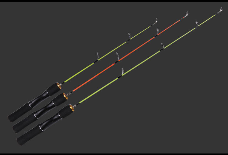 Ice удочкой 冰钓竿套装冬钓竿实心超硬超短竿钓鱼竿 筏竿 插节竿小海竿