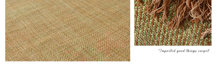 Morandi nhập khẩu thảm phòng khách Vải dệt tay và vải lanh đơn giản bàn cà phê chăn đầu giường phòng ngủ mat máy có thể giặt được - Thảm thảm trải ghế