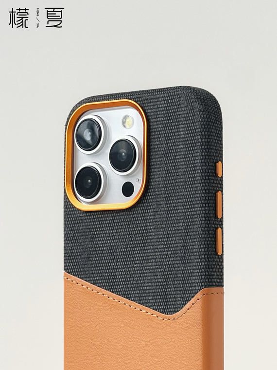New MagSafe Wireless Luxury Two Tone Card Holder Leather – Business 15, 14, 13, 12 iPhone Case