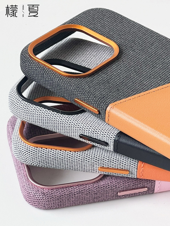 New MagSafe Wireless Luxury Two Tone Card Holder Leather – Business 15, 14, 13, 12 iPhone Case