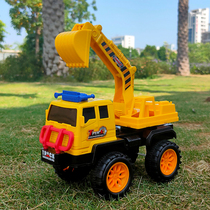 Childrens large sliding project toy car excavation tipping bucket dirt machine crane mixing Beach model baby children