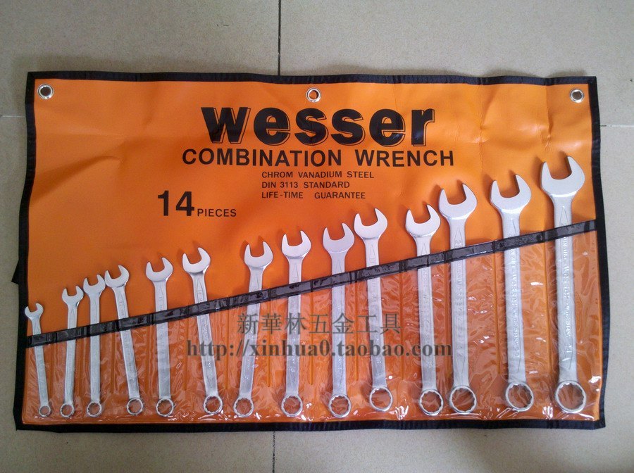 Original dress German Wesser Weston 14 pieces of plum-open dual-use wrench suit CWP-14-1