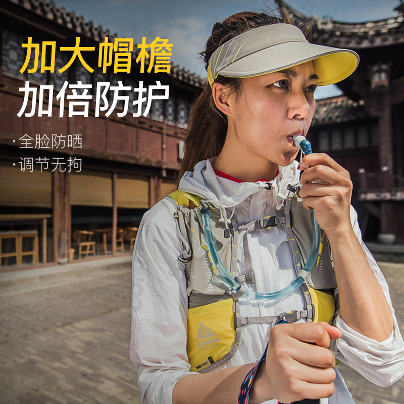 Nietto Outdoor Sports Air Top Hat Men And Women Super Light Marathon Running Cross-country Without Top Sun Speed Dry Suction Sweat Cap