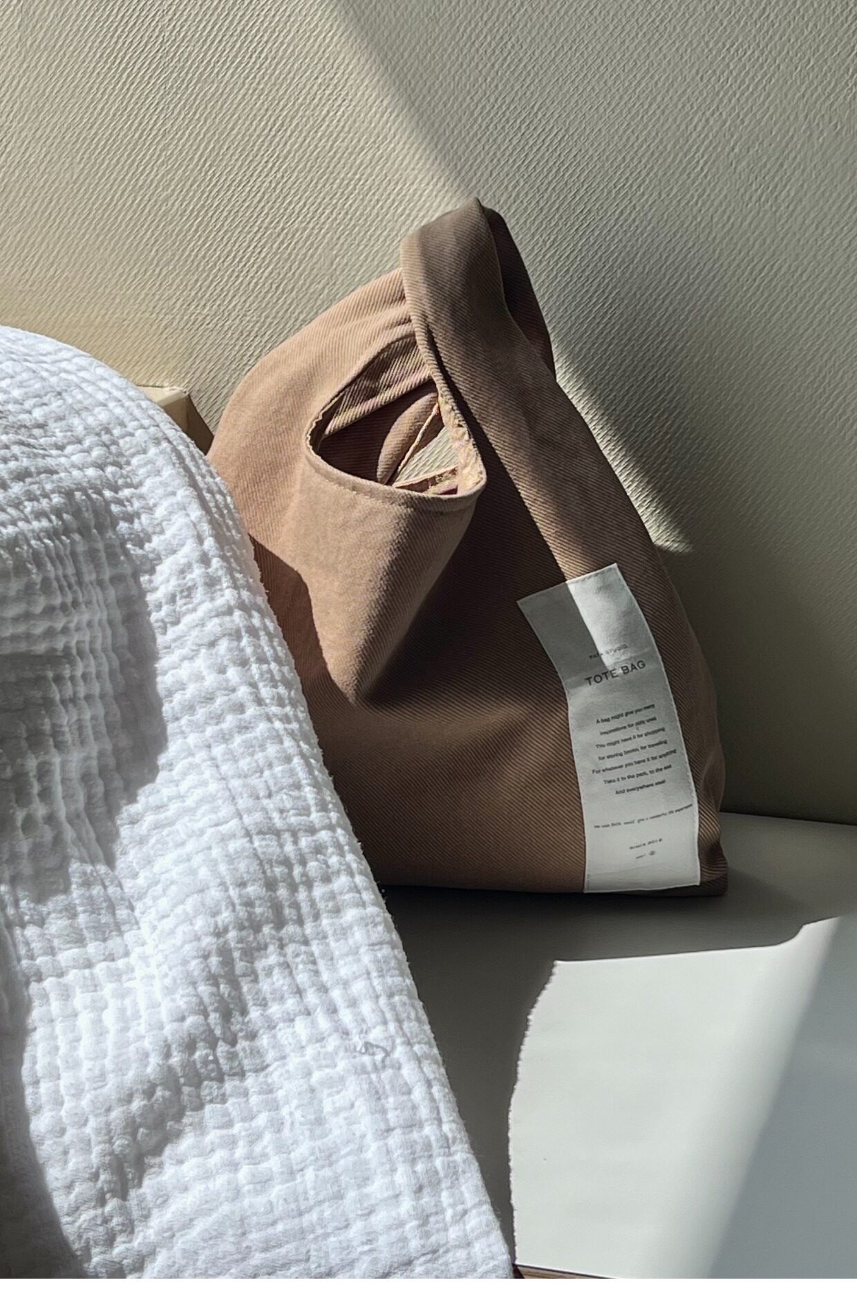 Мода холст 「pata studio」 帆布 手提袋 收纳袋 tote bag 托特包 原创