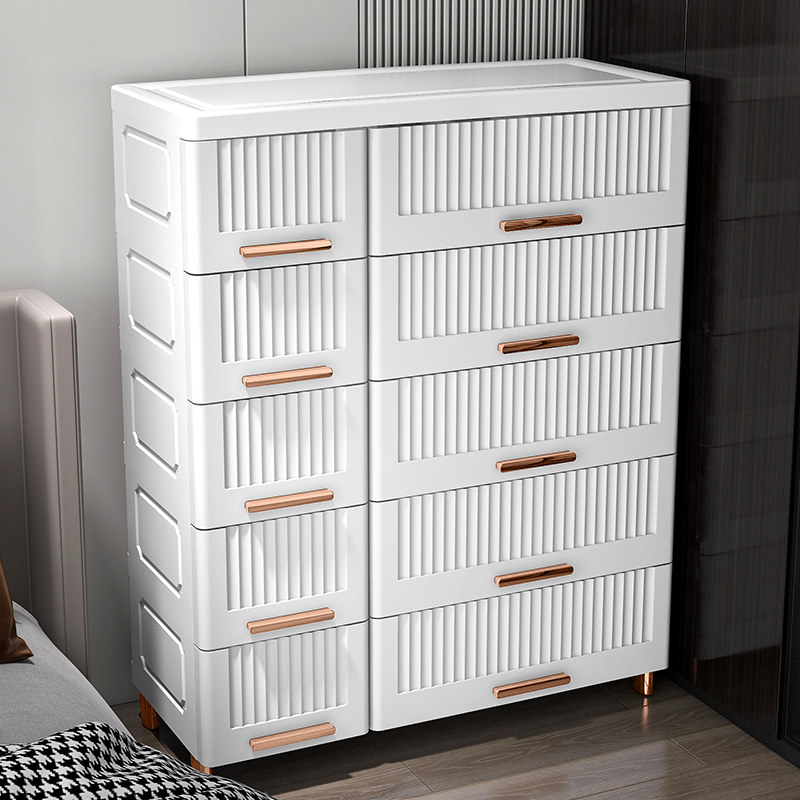 Drawer Containing Cabinet Light Lavish Locker TOY FINISHING BOX BOX 75 WIDE PLASTIC MULTILAYER CABINET HOME BED HEAD CABINET-TAOBAO