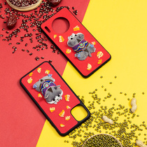 Wangs hand-made handmade diy embroidery material package self-embroidered three-dimensional creative mobile phone shell Couple gift Huawei Apple