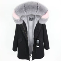 Длинный черный+серый+серый порошок