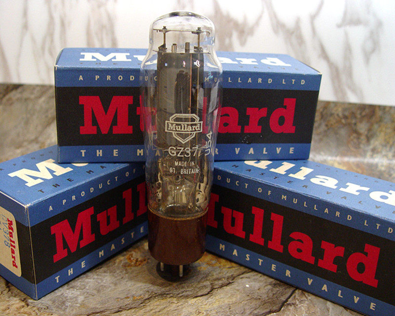 MULLLARD Large Shield Long CV378 CV378 U54 GZ37 GZ37 rare new work