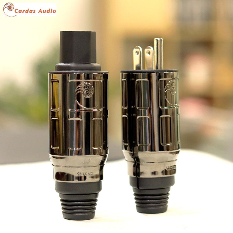American CARDAS Kardas masterpiece E5 rhodium power plug inserts
