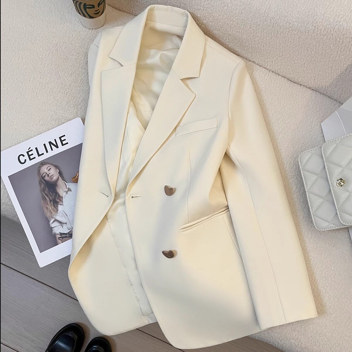 end off white blazer