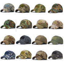 Outdoor Tactical Cap Camouflage magic sticker Sunshade Hat Sports Baseball Cap Duck Tongue Cap