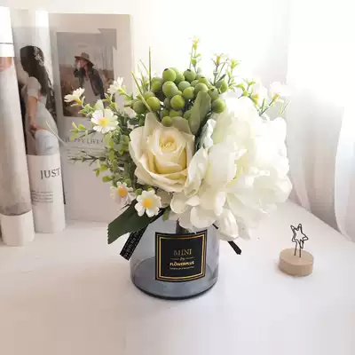 Light luxury Nordic fake flower imitation flower decoration home living room floral decoration table flower Flower Flower Bouquet decoration