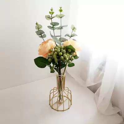 Nordic ins style living room decoration simulation bouquet Home indoor dining table coffee table decoration plastic fake flower ornaments