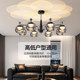 Italian Minimalist Light Luxury Living Room Main Light Full-Spectrum Eye-Protecting Chandelier High-End Hall Light Whole House Package Set
