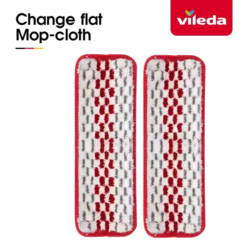 German Weilida Xunyi Jie Wet-Free Flat Mop Replacement Refill Twist-Dry Flat Mop Head Replacement Cloth Accessories