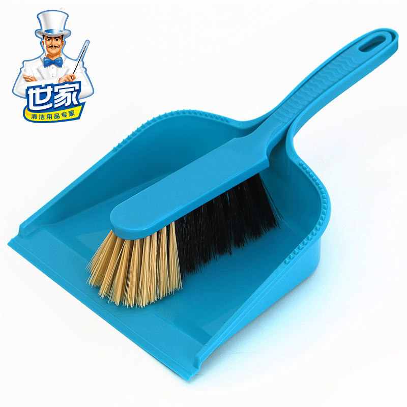 Shijia minesweepers combine the dustpan combinations mini-size Desktop sweeping broom Home broom Domestic broom Rubbish Shovel dustpan