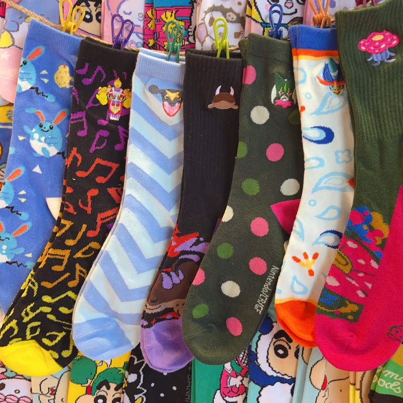 New Export Cute Mid-Calf Socks Women's Socks Unisex Socks Cartoon Anime Peripheral Pokemon