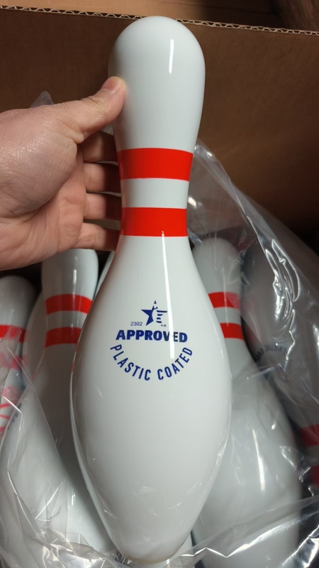 Bowling Pins, Standard 3 Pounds 8 Ounces for Bowling Alleys, Double Eco-Friendly Bowling Pins