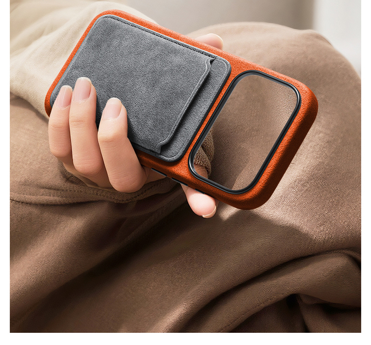 Alcantara MaxMagSafe Suede Microfiber 17 17, 17 Air, 17 Pro, 17 Pro Max iPhone Case