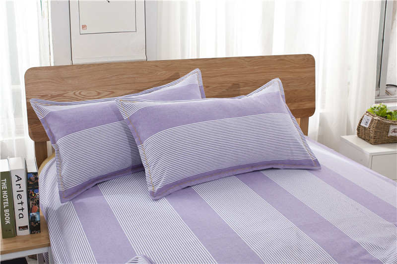 Dày làm bằng tay cũ thô bông bốn mảnh sọc đôi giường đơn quilt đám cưới 1,5 1,8 2 m giường