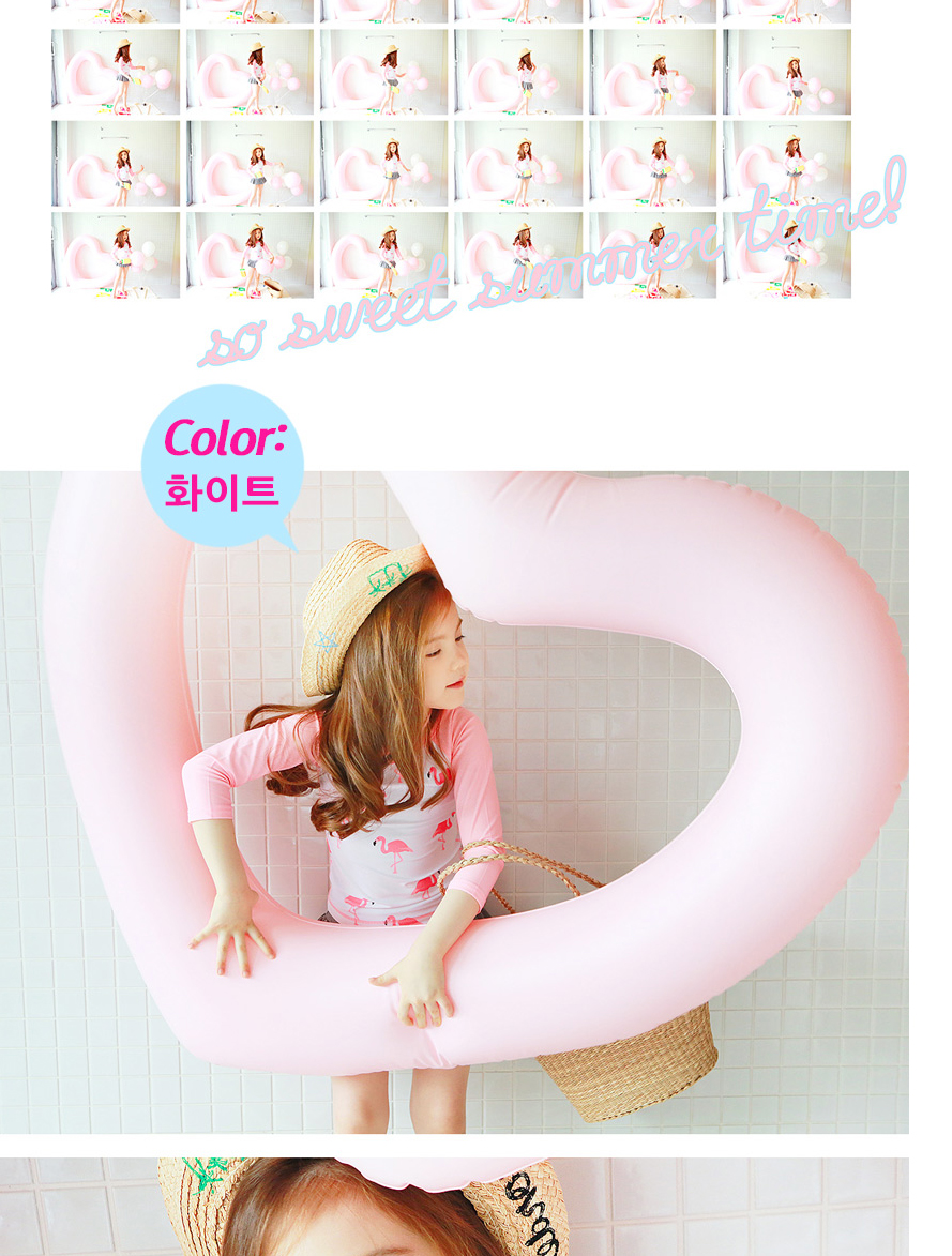 Đồ bơi cho trẻ em Cô gái Hàn Quốc Baby Spa Đồ bơi cho trẻ em Áo dài tay cho trẻ em - Bộ đồ bơi của Kid áo tắm trẻ con