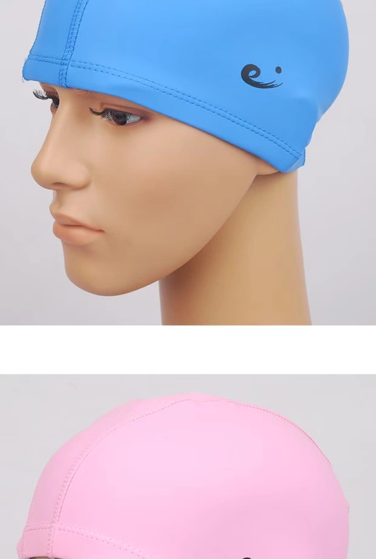 Bộ kết hợp mới Kính điện cực cộng với mũ bơi PU Unisex Kính tóc dài + mũ bơi để gửi nút tai
