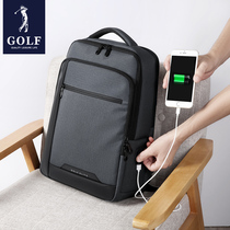 Golf Mens Bag Double Shoulder Bag Backpack 15 6 Inch Computer Bag Large Capacity Casual Travel Bag Bag Bag Multifunction Bag