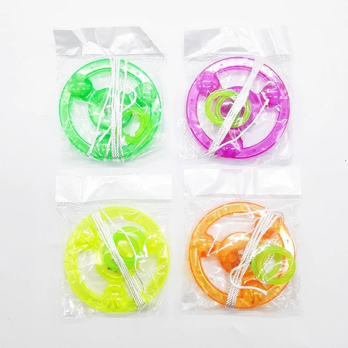 Светящаяся мигающая велосипедная кассета со шнуром, волчок со звуком, игрушка