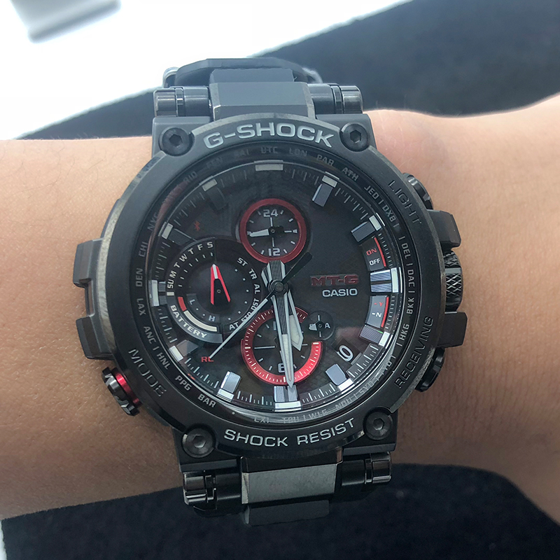 Casio Watch G Shock Mtg B1000b 1a D 1a Solar Electric Wave Bluetooth Men S Watch