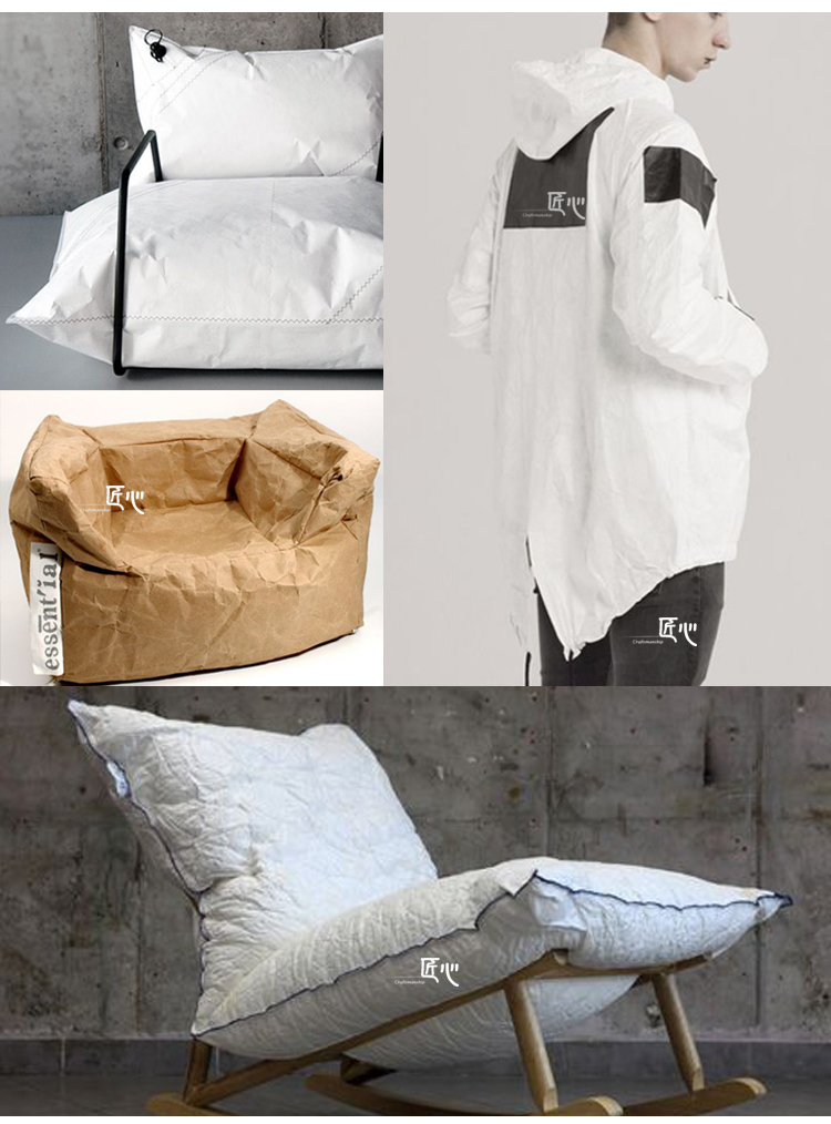 giấy nhập DuPont Tyvek Tyvek rửa thở giấy rách không phải là xấu thiết kế vải không thấm nước mờ - Vải vải tự làm vải may quần tây