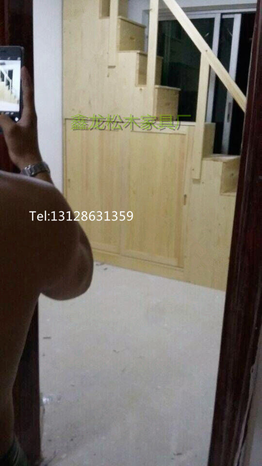 Лестница 跃层楼梯踏步柜衣柜楼梯大型实木楼梯定做室内楼梯阁楼上楼梯订做